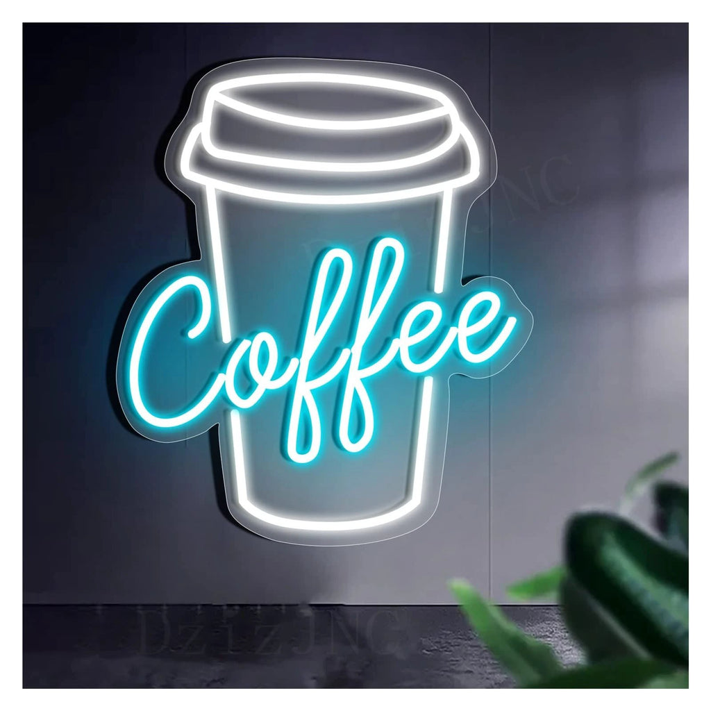 Coffee Led Neon Sign for Bar Decor by Neonchics