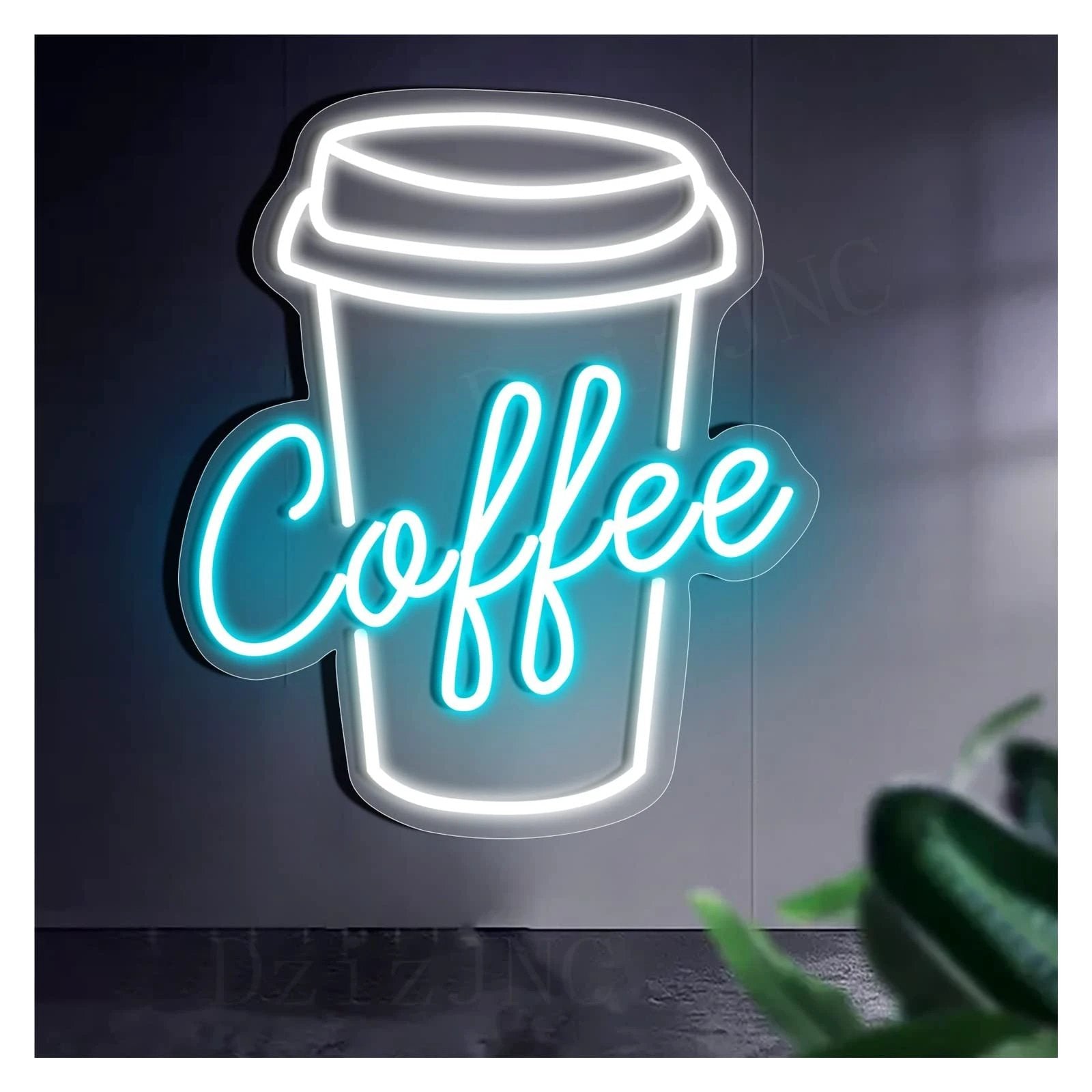 Coffee Led Neon Sign for Bar Decor by Neonchics