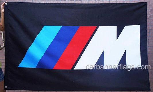 BMW M Flag-3x5FT M3 BMW-100% polyester BMW IIIM Banner by flagsshop