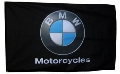 BMW Motorcycles Flag - 3x5 FT Banner-100% polyester-2 Metal Grommets by flagsshop
