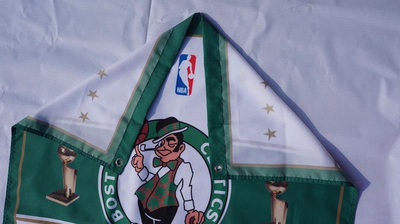 Boston Celtics Flag-3x5FT Banner-100% polyester by flagsshop