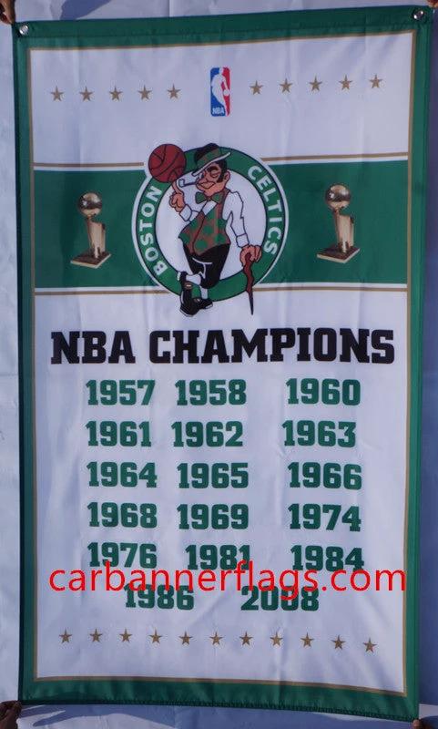 Boston Celtics Flag-3x5FT Banner-100% polyester by flagsshop