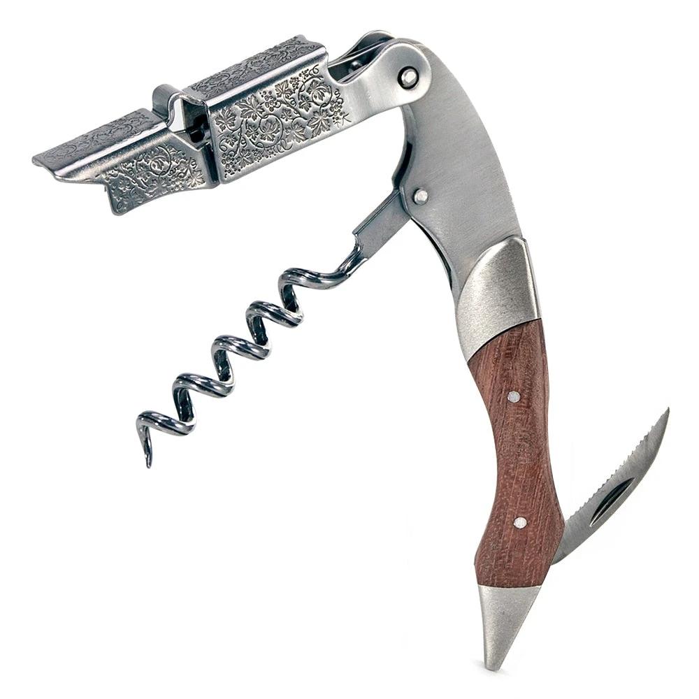 Bottle Opener and Foil Cutter Gift for Wine Lovers Wine Corkscrew by Bowlift