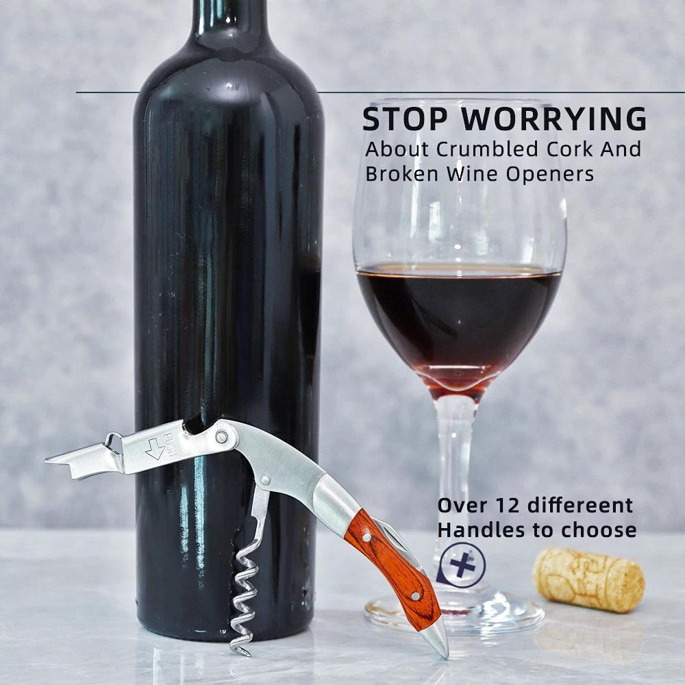 Bottle Opener and Foil Cutter Gift for Wine Lovers Wine Corkscrew by Bowlift