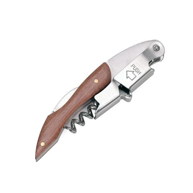Bottle Opener and Foil Cutter Gift for Wine Lovers Wine Corkscrew by Bowlift