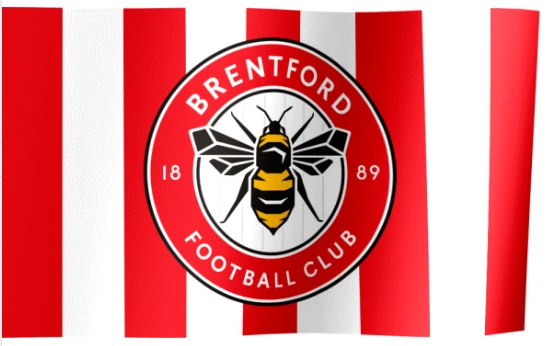 Brentford FC Flag -3X5FT by flagsshop