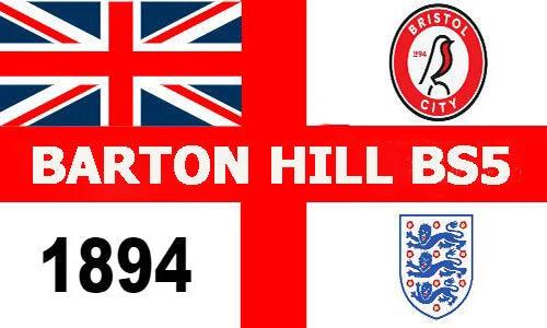 Bristol City FC Football Club Flag-3x6ft Banner-100% polyester by flagsshop