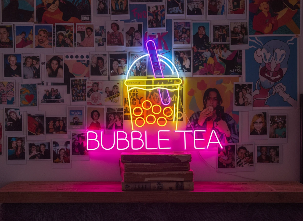 Bubble Tea Neon Sign for Wall Decor by Neonchics