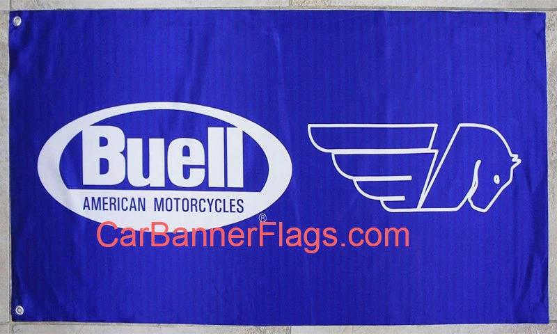 Buell Flag-3x5 FT Buell American Motorcycles Banner-100% polyester by flagsshop