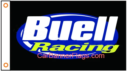Buell Flag-3x5 FT Buell American Motorcycles Banner-100% polyester by flagsshop