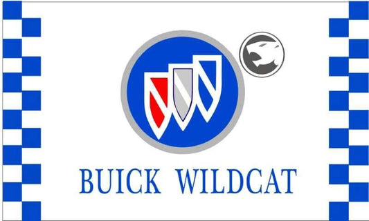 Custom flags-100% polyester-American flag and Buick wildcat flag by flagsshop