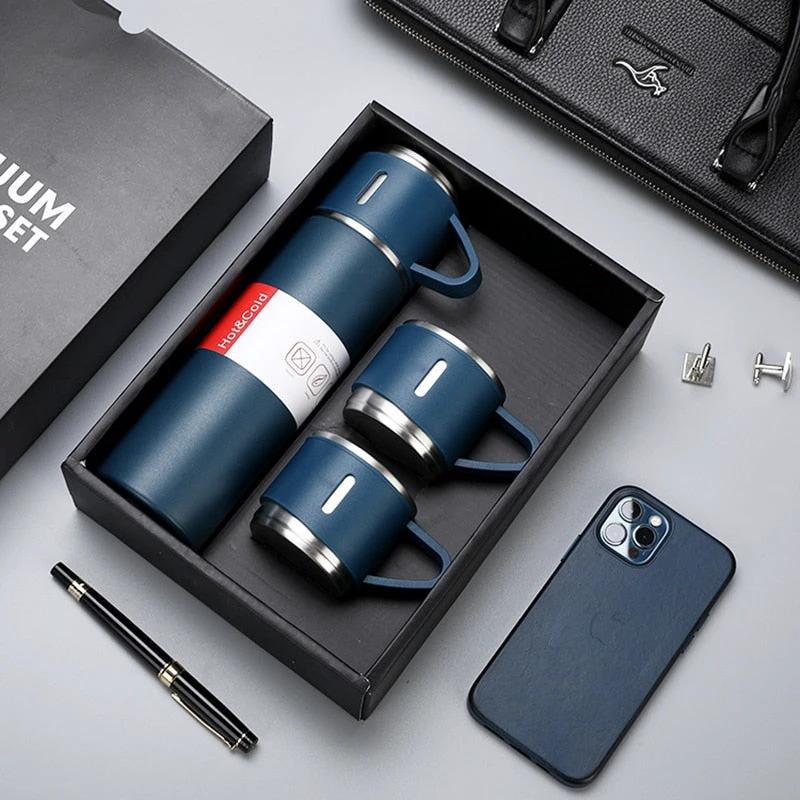 Bullet Double-Layer Stainless Steel Vacuum Thermos Coffee Tumbler by Bowlift