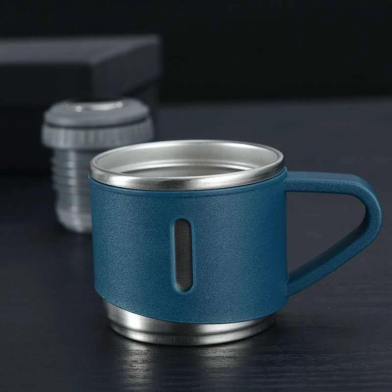 Bullet Double-Layer Stainless Steel Vacuum Thermos Coffee Tumbler by Bowlift