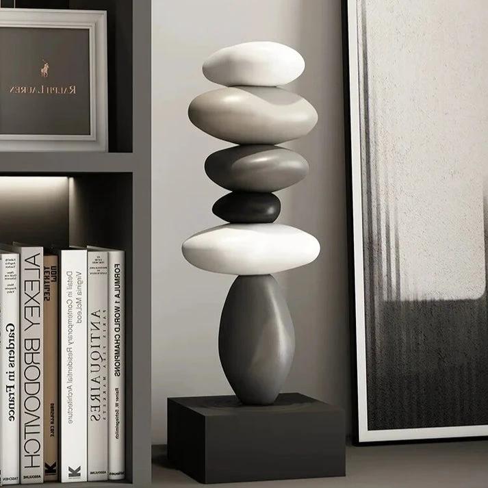StoneBalance - Modern stable stone sculpture Bowlift by Bowlift