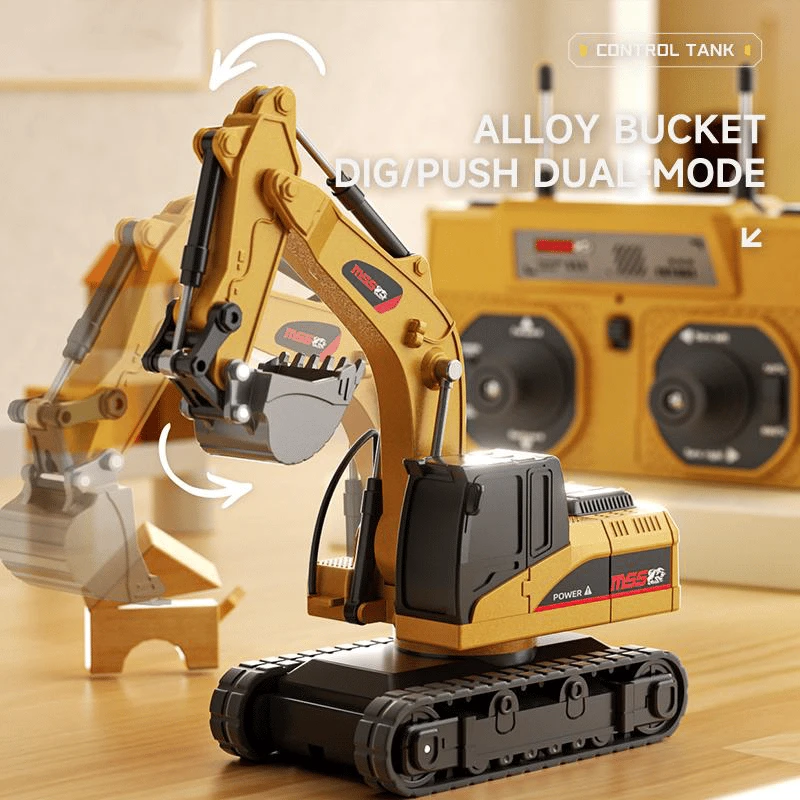 BuildMaster Mini RC Set | Fun construction vehicles for endless play adventures by BowLift