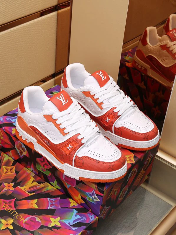 Luxury Trainer Sneakers Shoes #54 Signature Orange by Air Jordan