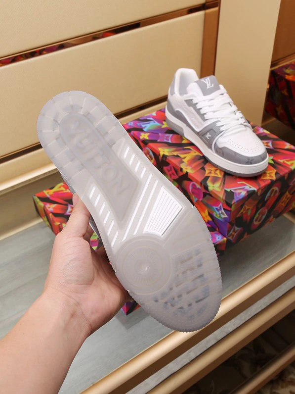 Luxury Trainer Skate Sneakers Shoes #54 Signature Gray White by Air Jordan