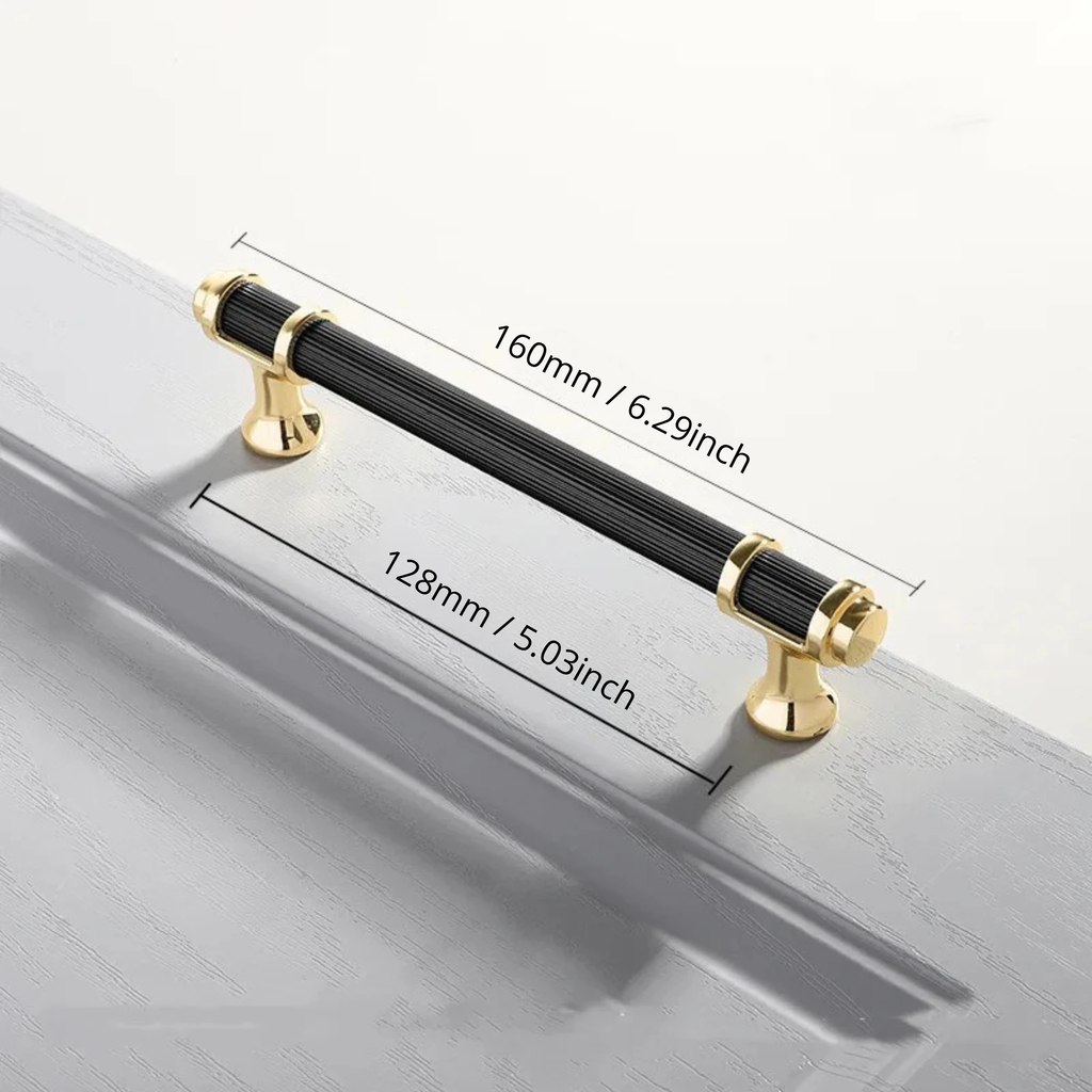 Cabinet Drawer Handle, Double Color Long Door Handle by Bowlift