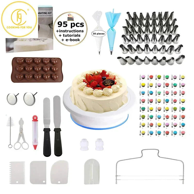 Cake Decorating Tool Set Baking Accessory Baking Tool Cake Baking Set by Bowlift