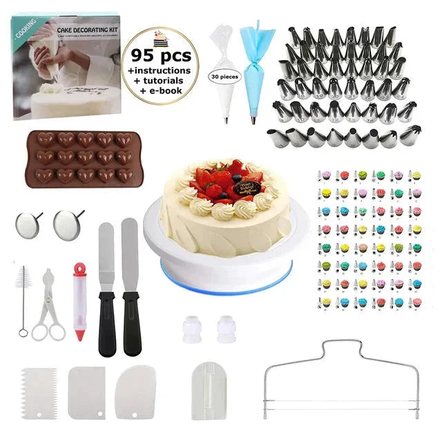 Cake Decorating Tool Set Baking Accessory Baking Tool Cake Baking Set by Bowlift