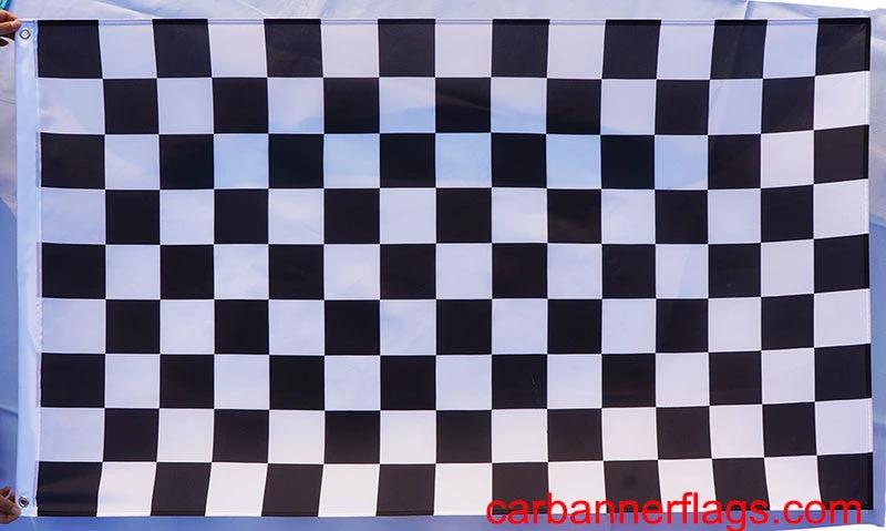 Checker Board Car Racing Flag-Motogp 3x5ft CheckerBoard Banner-rally flag by flagsshop