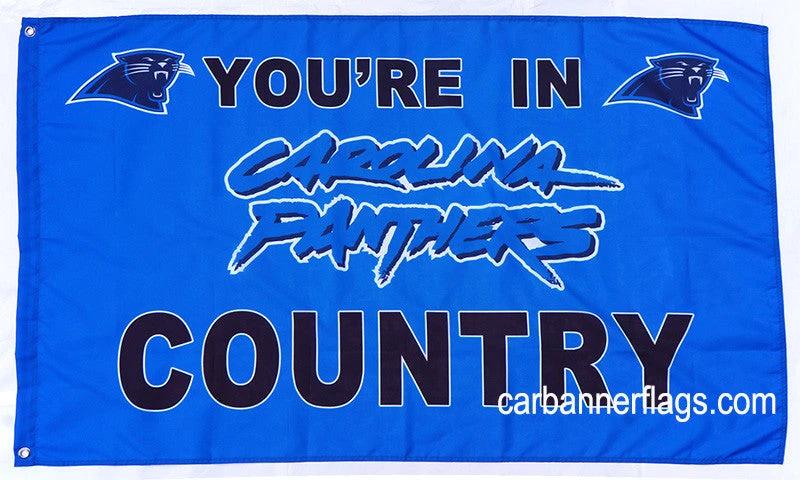 Carolina Panthers Flag-3x5FT NFL Banner-100% polyester-super bowl by flagsshop