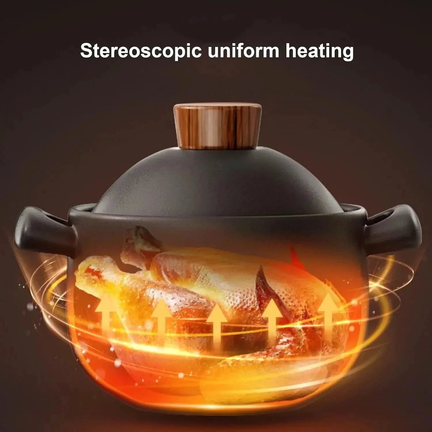Casserole Stew Pot Ceramic Cookware Soup Cooking Pot Kitchen Crock Pot by Bowlift