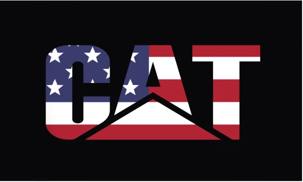 Patriotic Cat Flag--3x5 FT Banner-100% polyester-2 Metal Grommets by flagsshop
