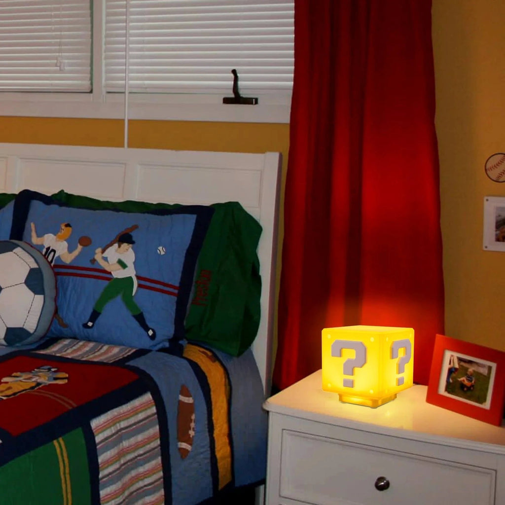 Power-Up Block Night Light - Super Mario-inspired Game Decoration Bowlift by Bowlift