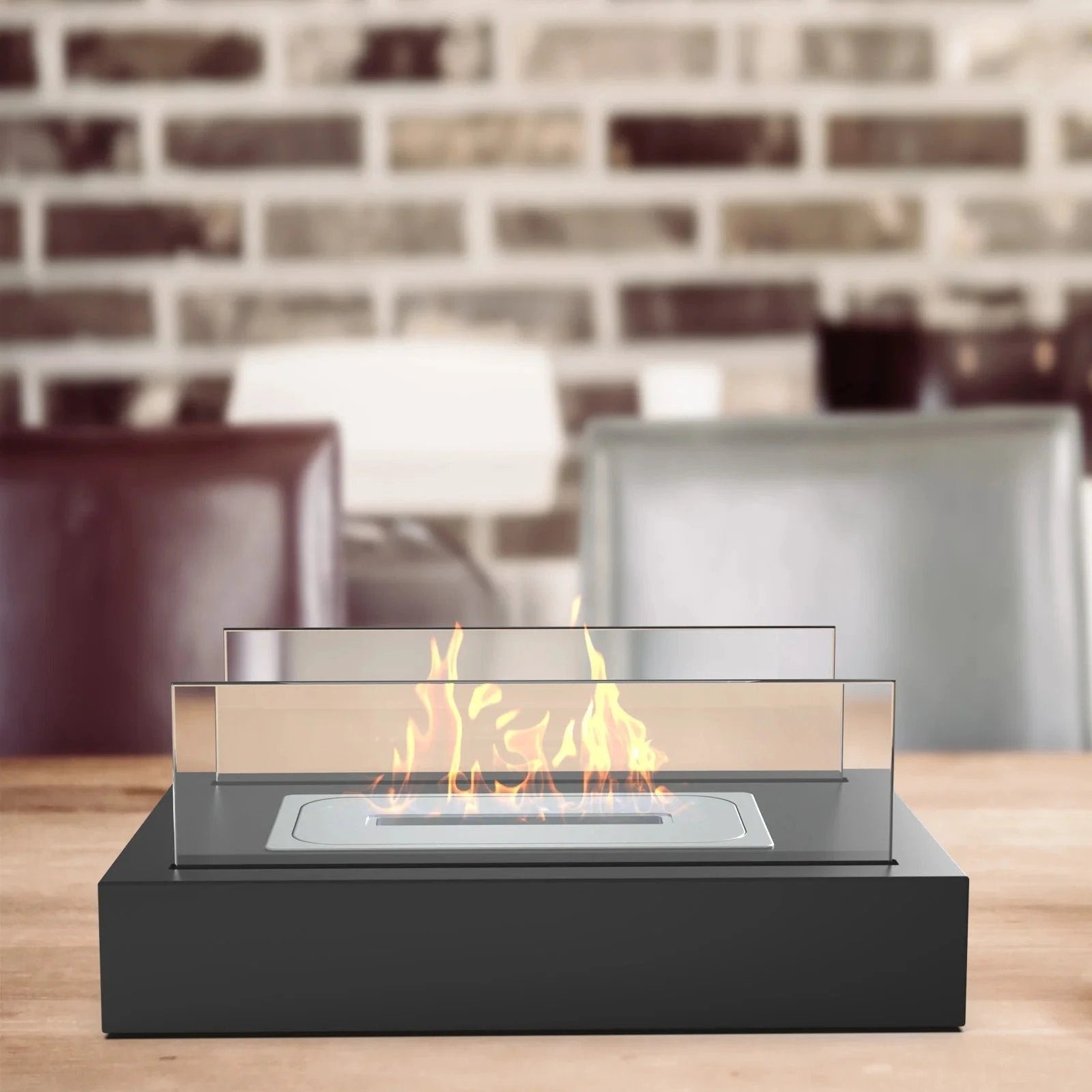 GlowMist Luxury Table Fireplace Bowlift by Bowlift