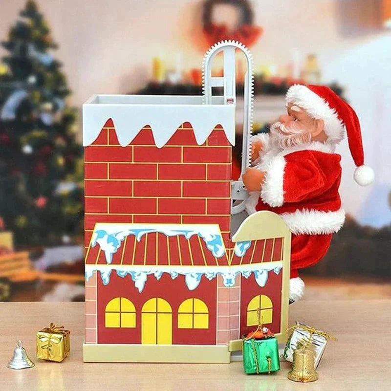 electric climbing ladder Santa Claus by Bowlift