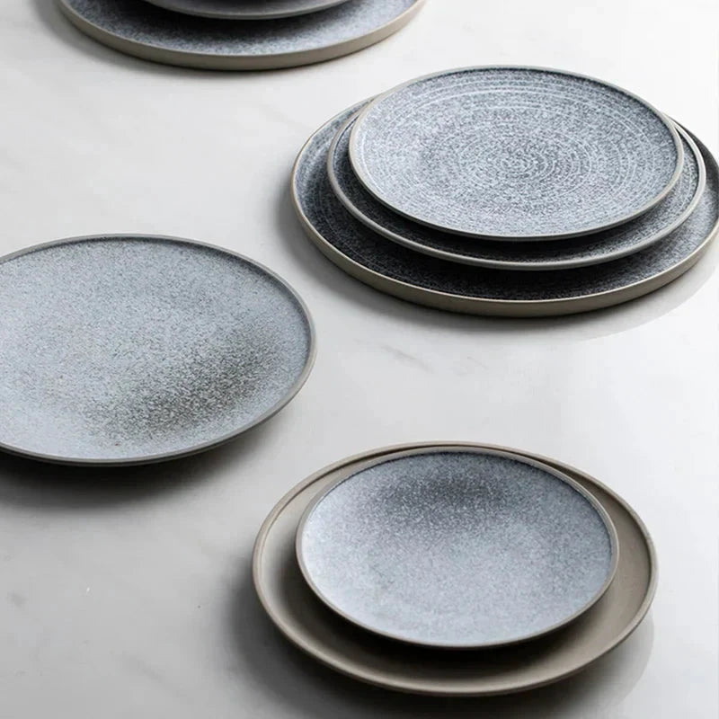 Ceramic Dinner Plate Sallow Salad Bowl Tableware Kitchen Dinner Plate by Bowlift