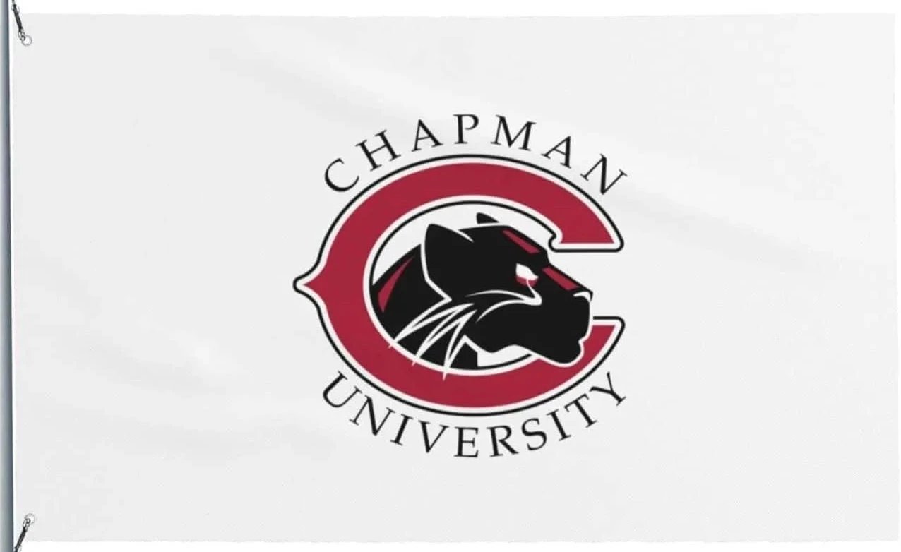 Chapman University Flag -3X5 FT Panthers Banner-100% polyester by flagsshop