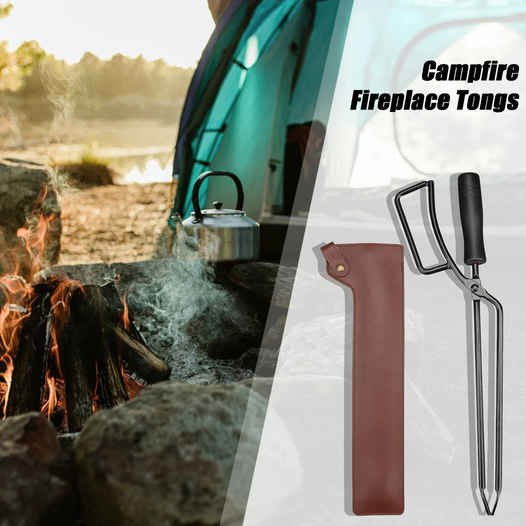 Charcoal Clip Portable Heat Resistant BBQ Firewood Tongs Carbon Clamp by Bowlift