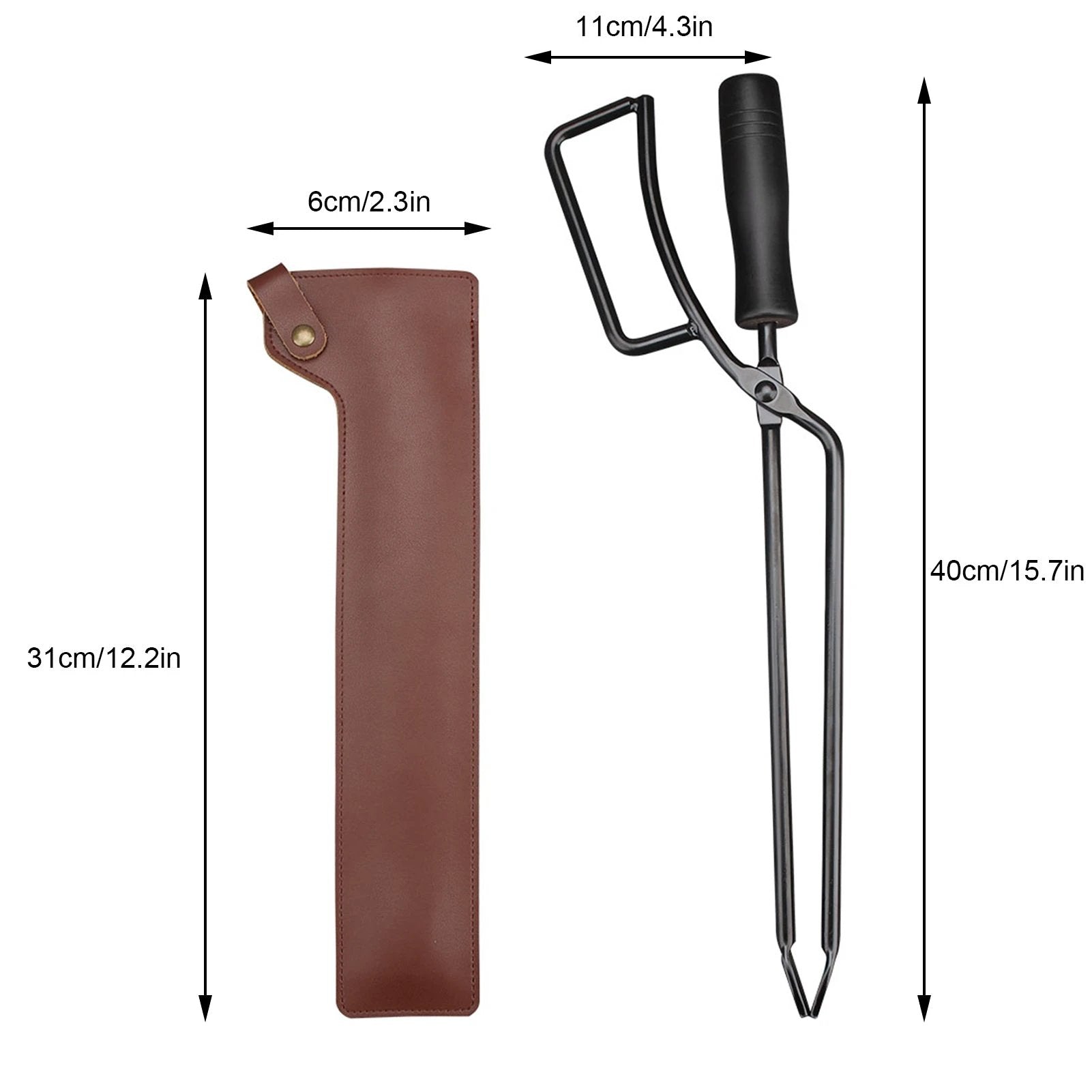 Charcoal Clip Portable Heat Resistant BBQ Firewood Tongs Carbon Clamp by Bowlift