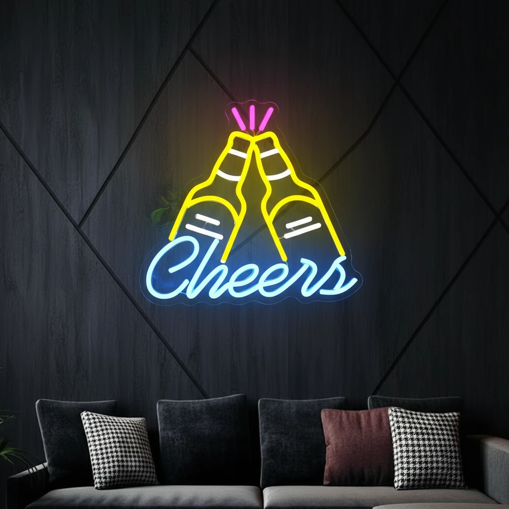 LED Beer Neon Sign Led Light up for Wall Art by Neonchics