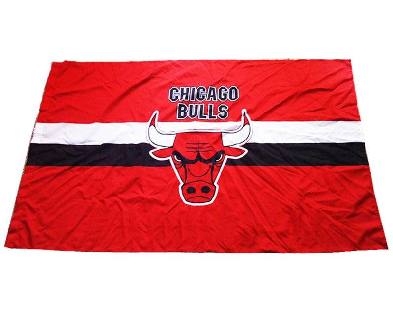Chicago Bulls Flag-3x5FT Chicago Bull flags Banner-100% polyester by flagsshop