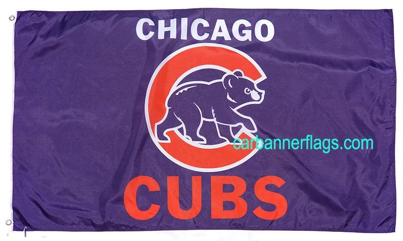 Chicago Cubs Flag-3x5FT Banner-100% polyester C Flag by flagsshop