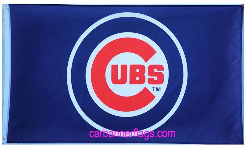 Chicago Cubs Flag-3x5FT Banner-100% polyester C Flag by flagsshop