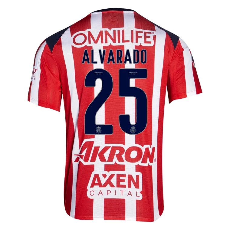 Chivas 2025-26 ALVARADO 25 Home Jersey – Red by Soccer Jersey