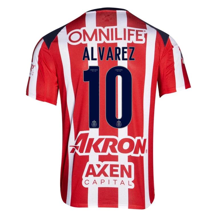 Chivas 2025-26 ALVAREZ 10 Home Jersey – Red by Soccer Jersey