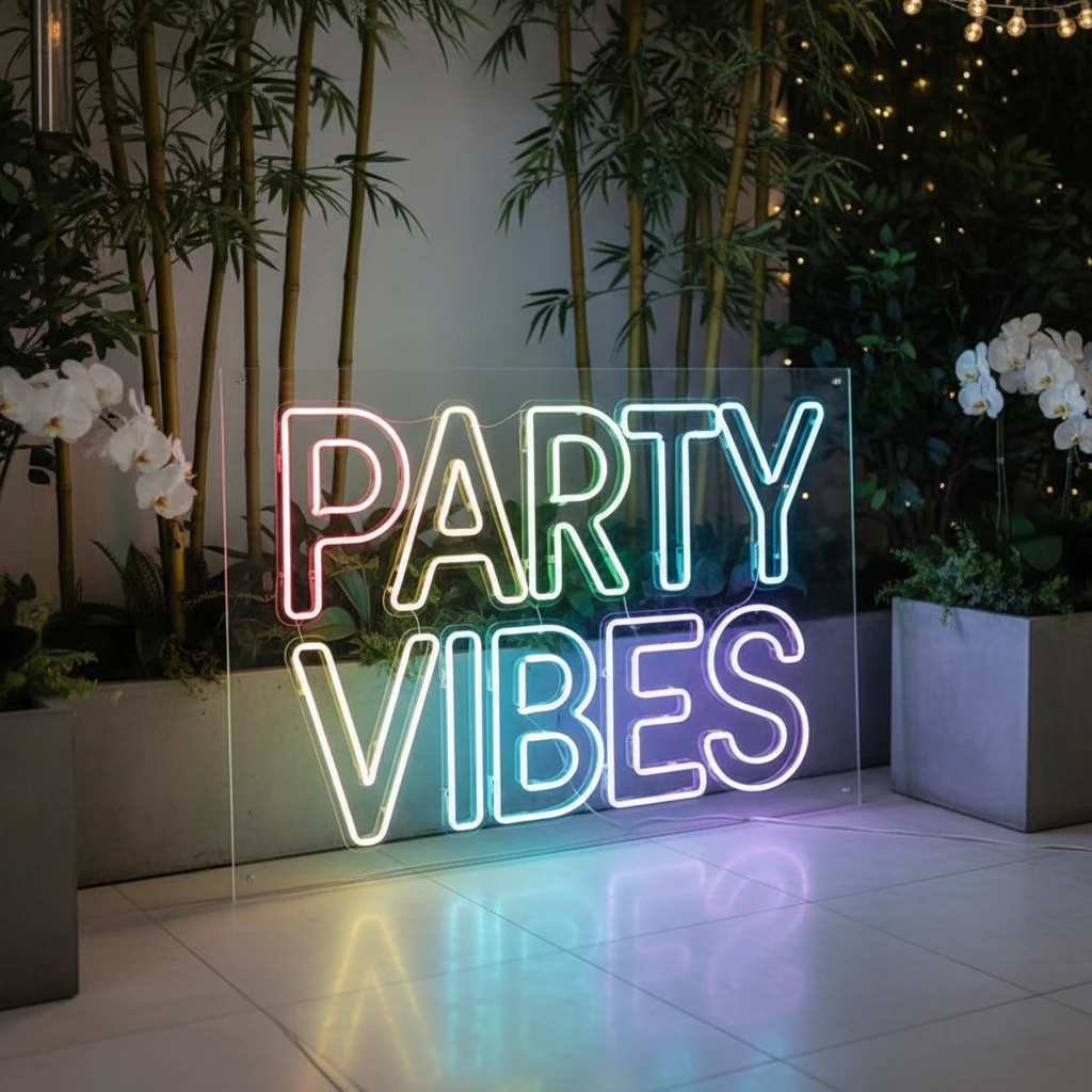 Happy Birthday Neon Sign for Party Decor by Neonchics