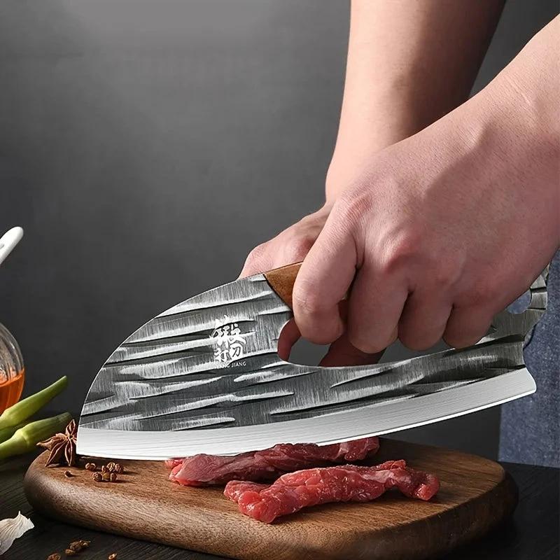 Chopping Board 2-in-1 Household Kitchen Ultra-sharp Slicing Knife by Bowlift