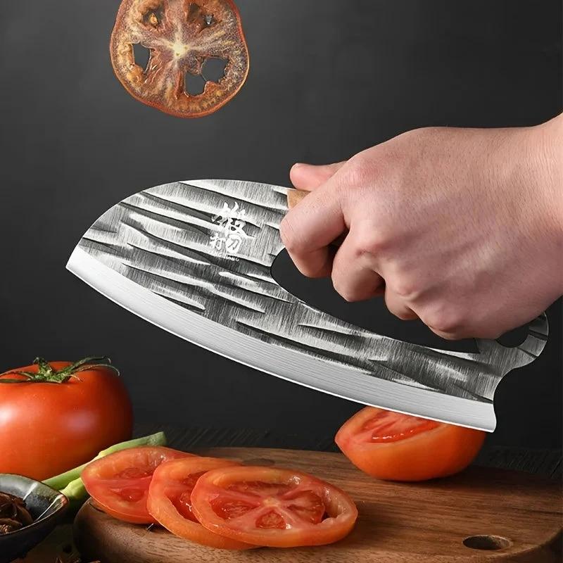 Chopping Board 2-in-1 Household Kitchen Ultra-sharp Slicing Knife by Bowlift