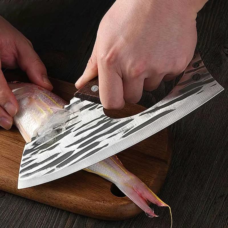 Chopping Board 2-in-1 Household Kitchen Ultra-sharp Slicing Knife by Bowlift