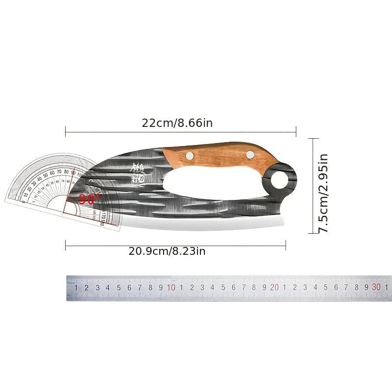 Chopping Board 2-in-1 Household Kitchen Ultra-sharp Slicing Knife by Bowlift