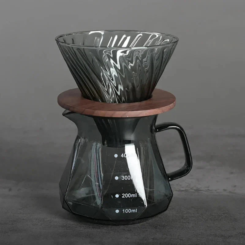 Clear Glass Range Coffee Server For Pour Over Coffee and Tea Pot by Bowlift