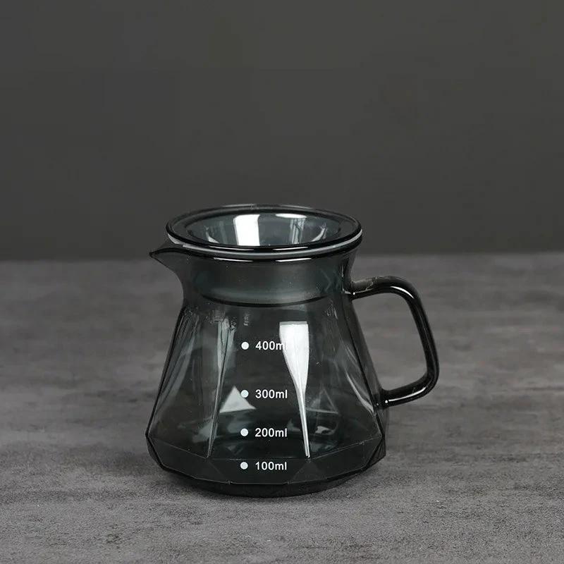 Clear Glass Range Coffee Server For Pour Over Coffee and Tea Pot by Bowlift