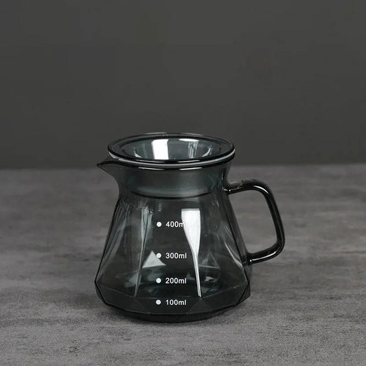Clear Glass Range Coffee Server For Pour Over Coffee and Tea Pot by Bowlift