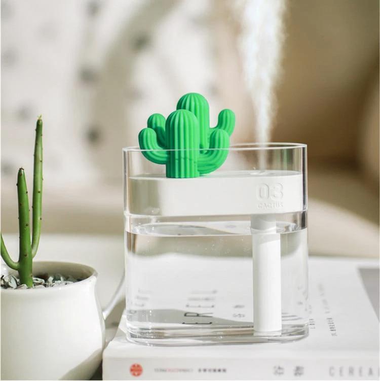 Clear Ultrasonic Air Humidifier with Romantic Light by Bowlift